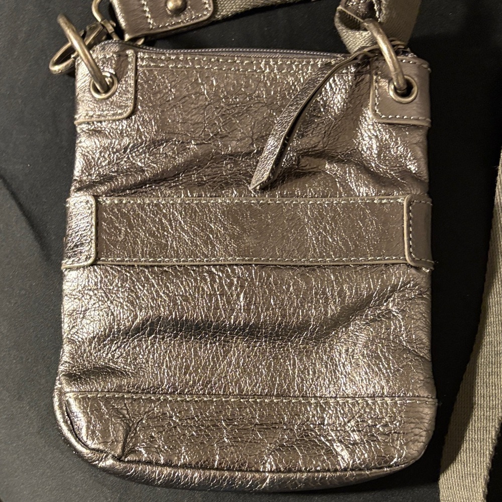 Clarks Metallic Bronze Crossbody Bag — Adjustable Strap — Like New (NWOT)